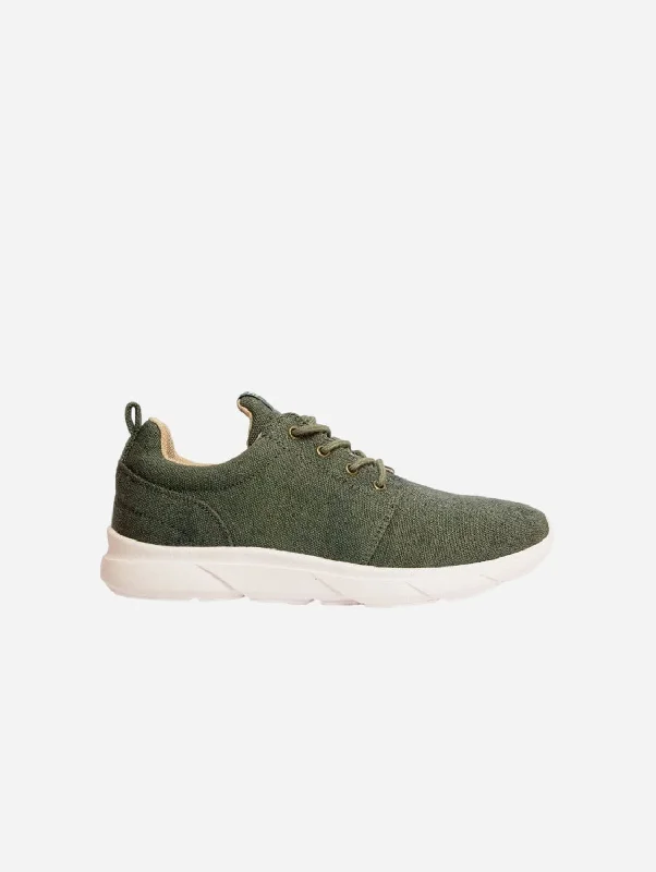 Explorer V2 Women's Vegan Hemp Sneakers | Dark Green