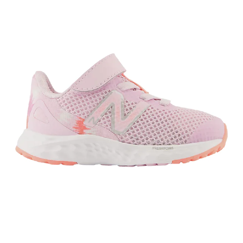 New Balance Toddler Girls Fresh Foam Arishi v4 Velcro Light Raspberry