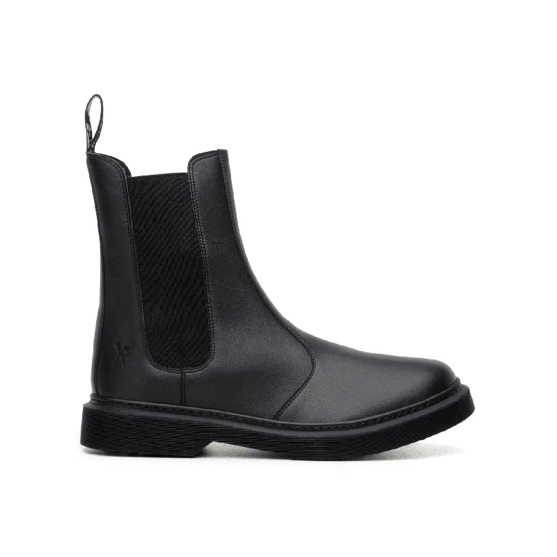 'Nova Brick Lane' Vegan Chelsea Boot by King55 - Black